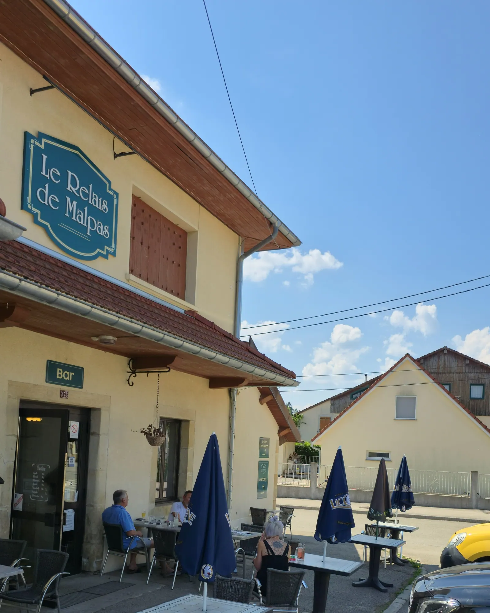 La salle du restaurant Le Relais de Malpas